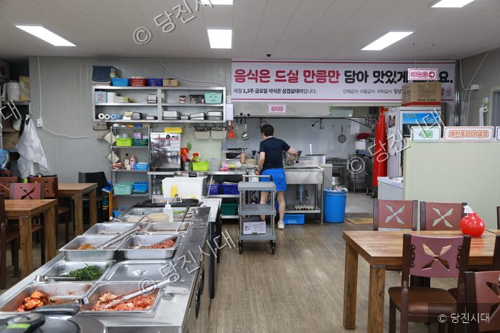 합덕읍 석우리 밥사랑 내부 모습