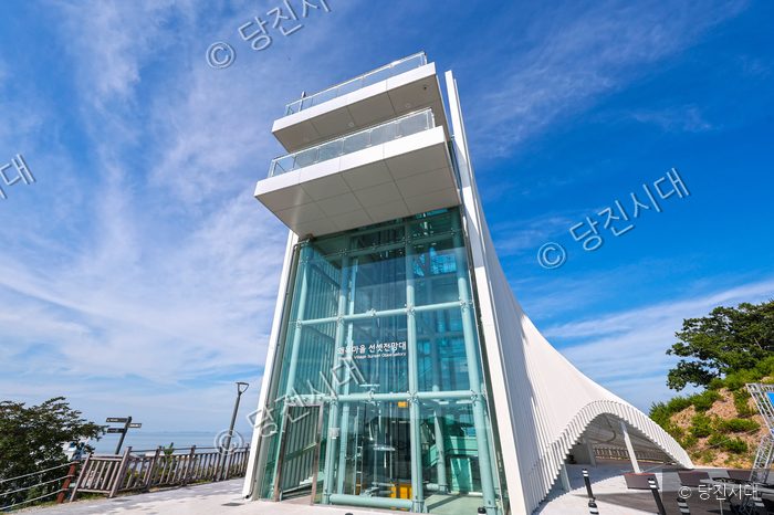 왜목마을 선셋전망대의 전경