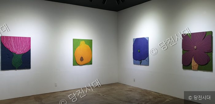 면천읍성 안 그 미술관에서 정태궁 기획초대전이 열리고 있다.