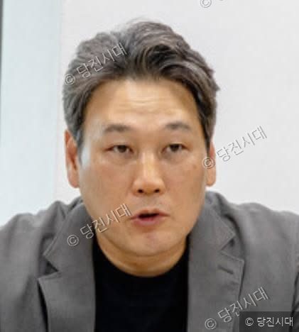김병규 현대제철팀장이 인터뷰를 하고 있다.
